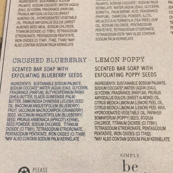 Simply Be Well Set of 6 Exfoliating Scented Vegie Based Soaps 12oz NWT Boxed Set - Picture 12 of 16